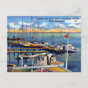 Old Postcard - Biloxi, Mississippi, USA Postkarte