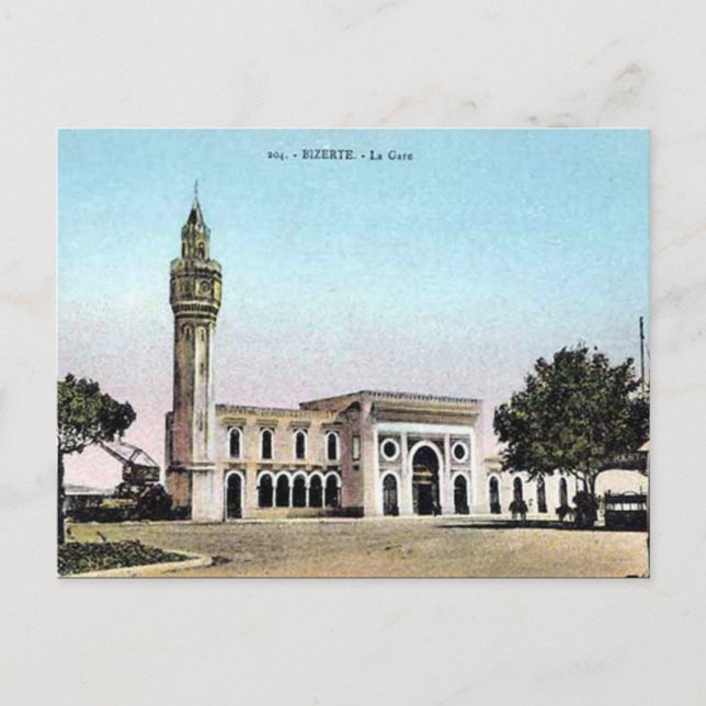 Old Postcard - Bizerte, Tunesien Postkarte (Vorderseite)