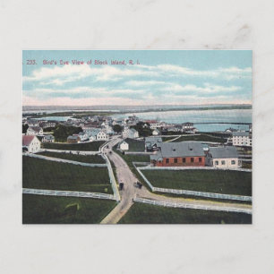 Old Postcard - Block Island, Rhode Island Postkarte