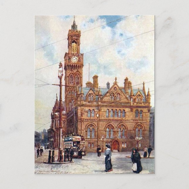 Old Postcard - Bradford, Yorkshire Postkarte (Vorderseite)
