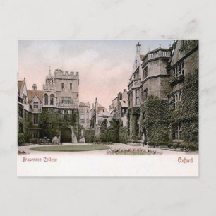 Old Postcard - Brasenose Uni, Oxford Postkarte