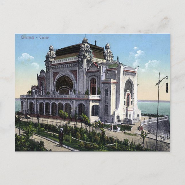 Old Postcard - Casino, Constanta, Rumänien Postkarte (Vorderseite)
