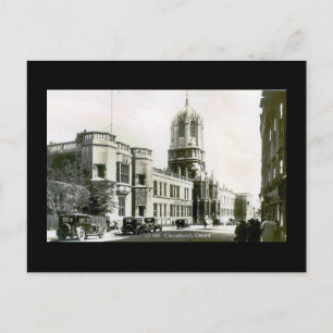 Old Postcard, Christ Church, Oxford Postkarte