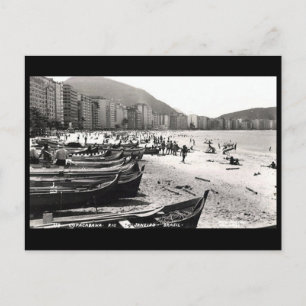 Old Postcard - Copacabana, Rio de Janeiro Postkarte