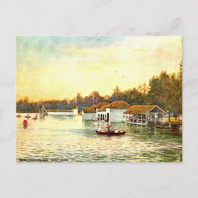 Old Postcard - East Lake, Birmingham, Alabama Postkarte (Vorderseite)