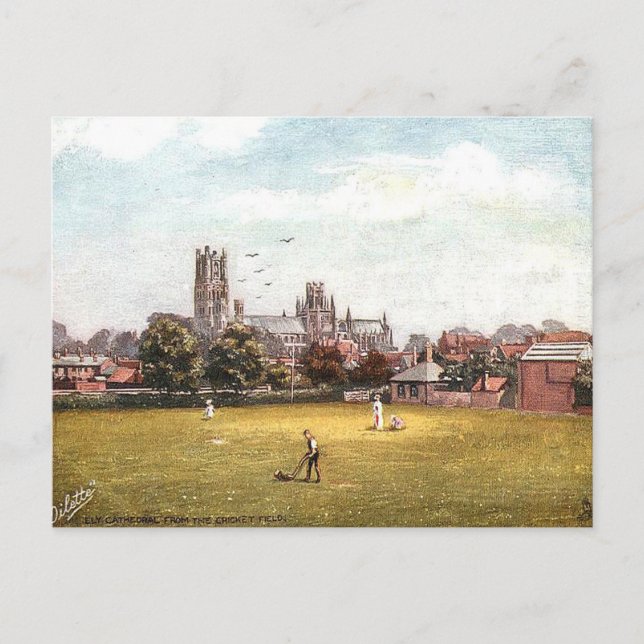 Old Postcard - Ely Cathedral, Cambridgeshire Postkarte (Vorderseite)
