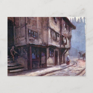 Old Postcard - Fish Street, Shrewsbury, Shropshire Postkarte