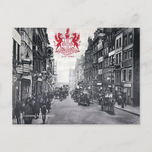 Old Postcard - Fleet Street, London Postkarte