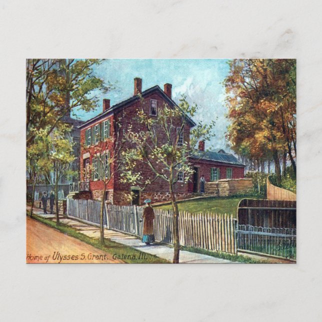 Old Postcard - Galena, Illinois, USA Postkarte (Vorderseite)