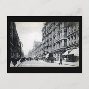 Old Postcard, Glasgow, Buchanan Street Postkarte