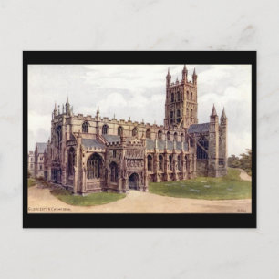 Old Postcard - Gloucester Cathedral Postkarte