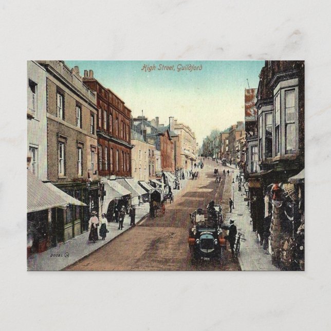 Old Postcard - Guildford, Surrey Postkarte (Vorderseite)