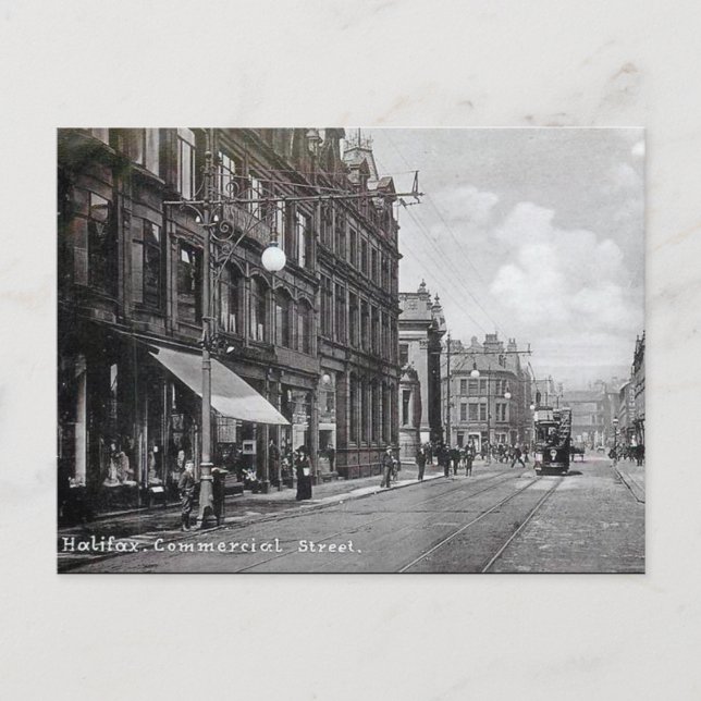 Old Postcard - Halifax, Yorkshire Postkarte (Vorderseite)