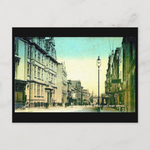 Old Postcard - High Street and Post Office, Swanse Postkarte