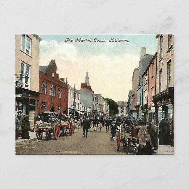 Old Postcard - Killarney, Grafschaft Kerry, Irland Postkarte (Vorderseite)