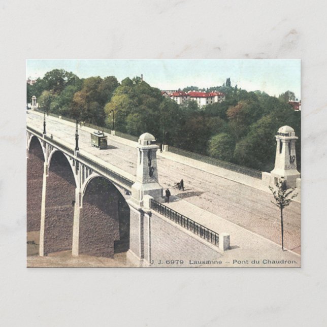 Old Postcard - Lausanne, Schweiz Postkarte (Vorderseite)
