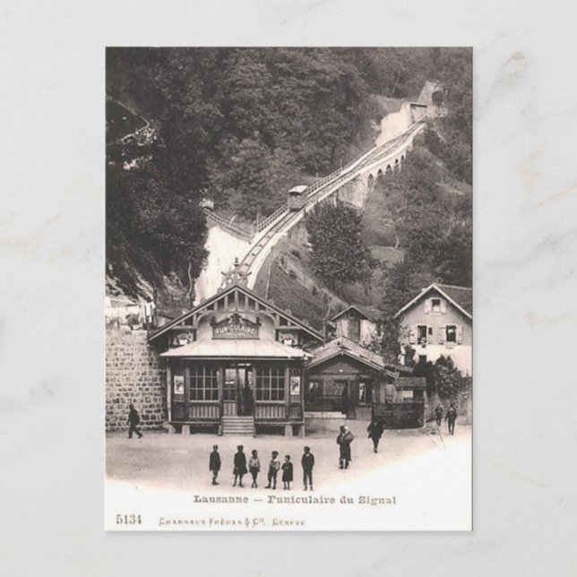 Old Postcard - Lausanne, Schweiz Postkarte (Vorderseite)