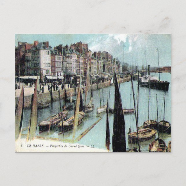 Old Postcard - Le Havre, Seine Maritime, Frankreic Postkarte (Vorderseite)