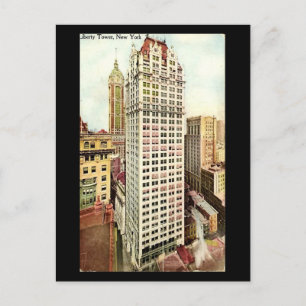 Old Postcard - Liberty Tower, New York City Postkarte