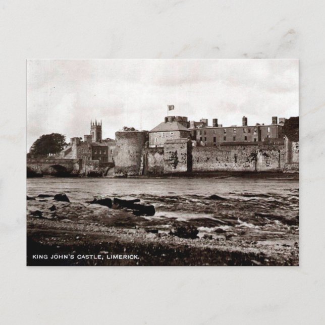 Old Postcard - Limerick, Irland Postkarte (Vorderseite)