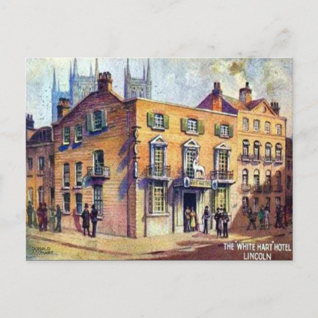 Old Postcard - Lincoln, England Postkarte (Vorderseite)