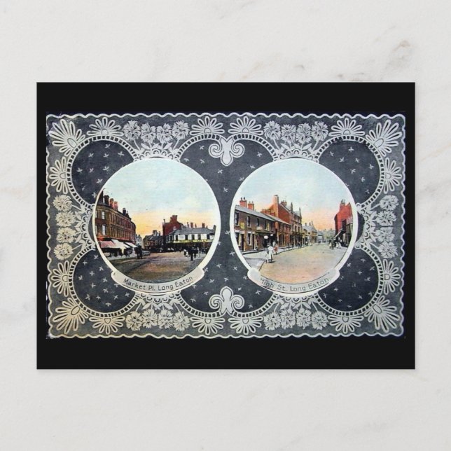 Old Postcard - Long Eaton, Derbyshire Postkarte (Vorderseite)