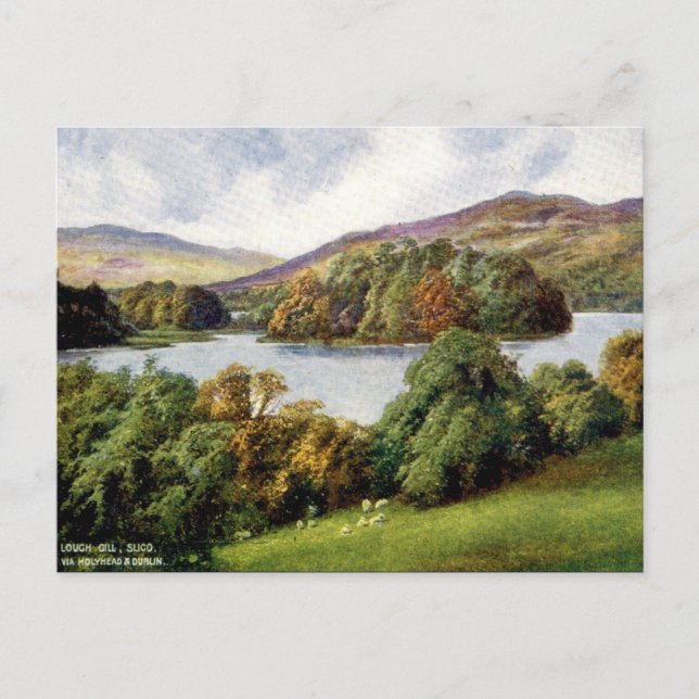 Old Postcard - Lough Gill, Co Sligo, Irland Postkarte (Vorderseite)