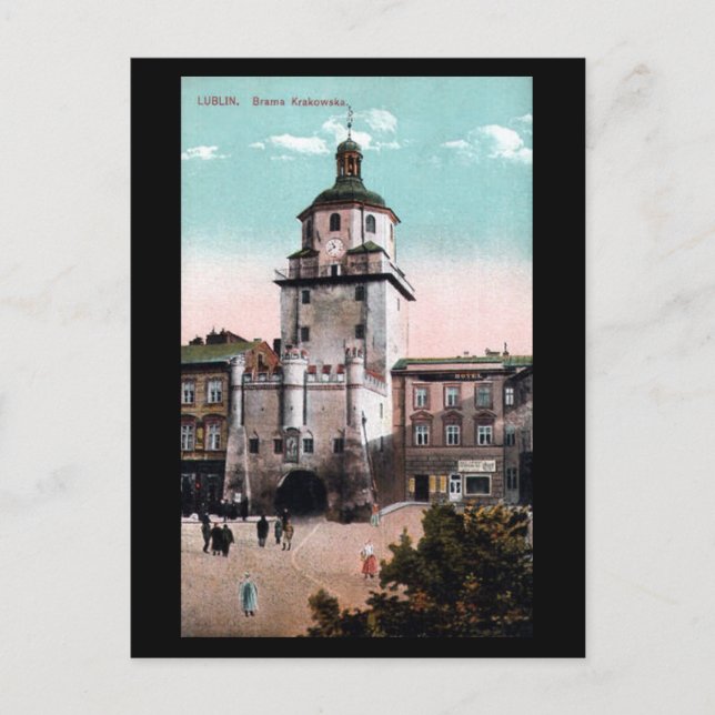Old Postcard - Lublin, Polen Postkarte (Vorderseite)