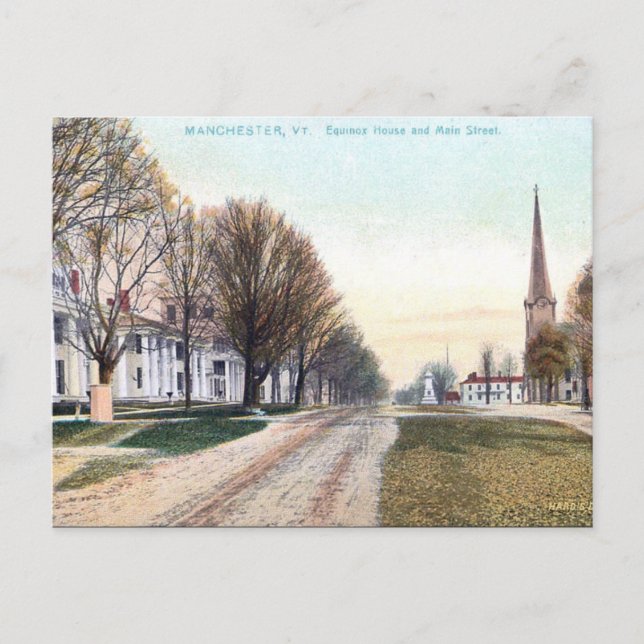Old Postcard - Manchester, Vermont, USA Postkarte (Vorderseite)