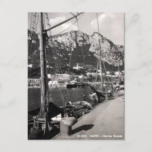 Old Postcard - Marina Grande, Capri, Italien Postkarte