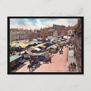 Old Postcard - Market Place, Northampton Postkarte