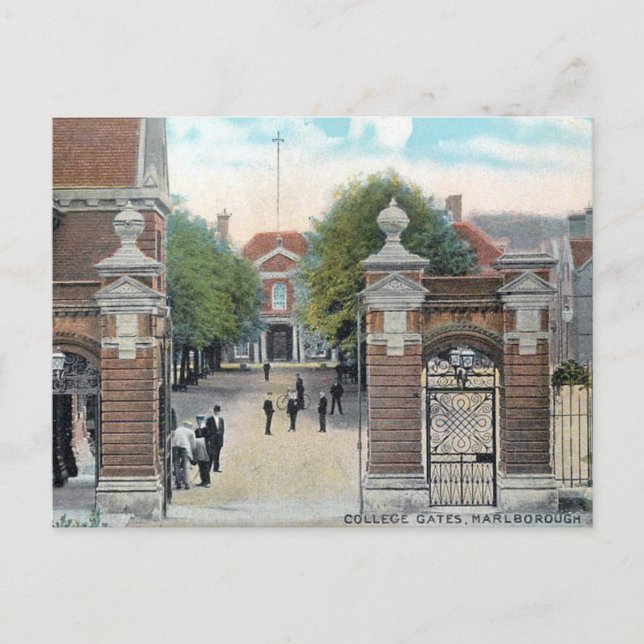 Old Postcard - Marlborough Uni, Wiltshire Postkarte (Vorderseite)