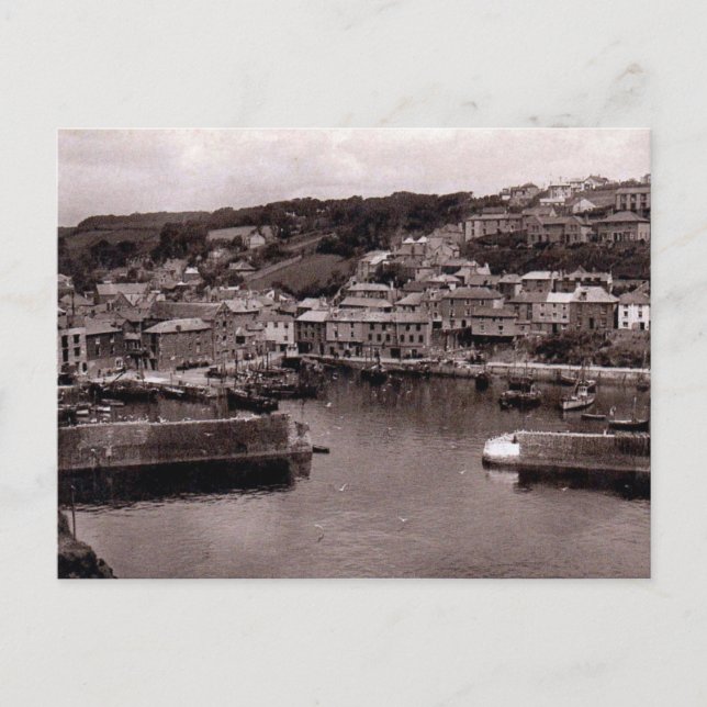 Old Postcard - Mevagissez, Cornwall Postkarte (Vorderseite)