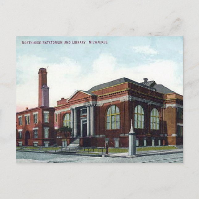 Old Postcard - Milwaukee, Wisconsin, USA Postkarte (Vorderseite)