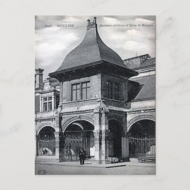 Old Postcard - Moulins, Allier, Frankreich Postkarte (Vorderseite)