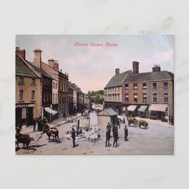 Old Postcard - Navan, Co Meath, Irland Postkarte (Vorderseite)