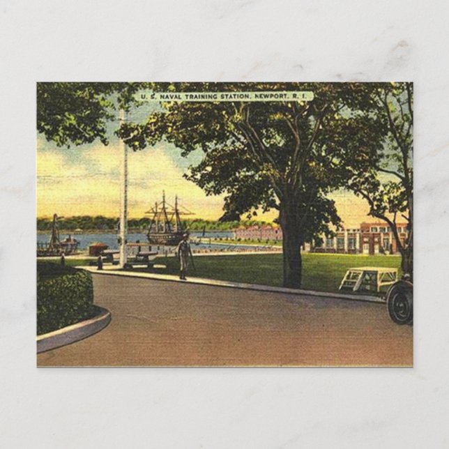 Old Postcard - Newport, Rhode Island, USA Postkarte (Vorderseite)