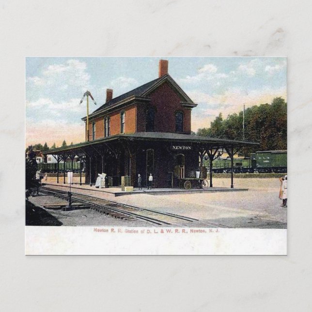 Old Postcard - Newton, New Jersey, USA Postkarte (Vorderseite)