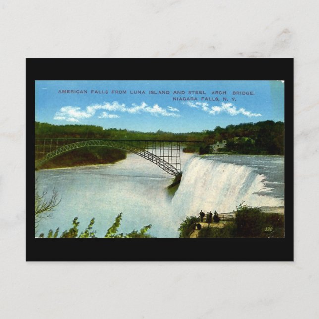 Old Postcard - Niagara Falls Postkarte (Vorderseite)