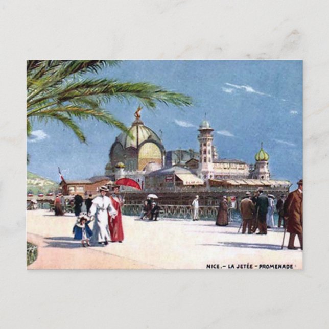 Old Postcard - Nice, Frankreich Postkarte (Vorderseite)