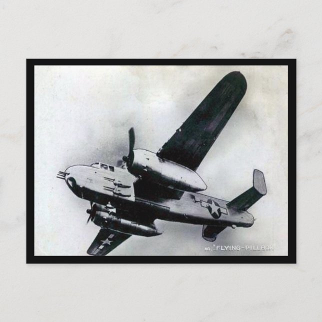 Old Postcard - North American B-25 Mitchell Postkarte (Vorderseite)