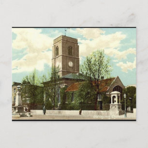 Old Postcard - Old Church, Chelsea, London Postkarte