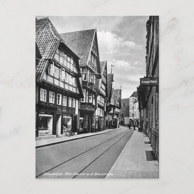 Old Postcard - Osnabrück, Deutschland Postkarte (Vorderseite)