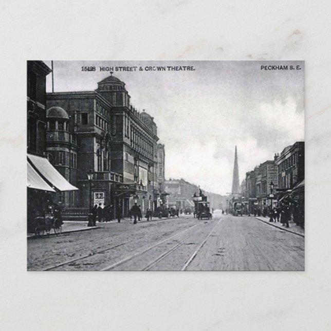 Old Postcard - Peckham, London Postkarte (Vorderseite)