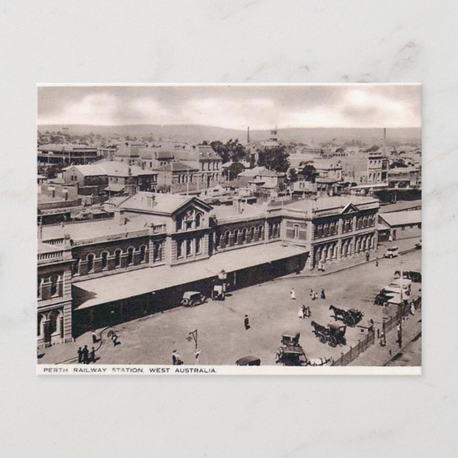 Old Postcard - Perth, Western Australien Postkarte (Vorderseite)