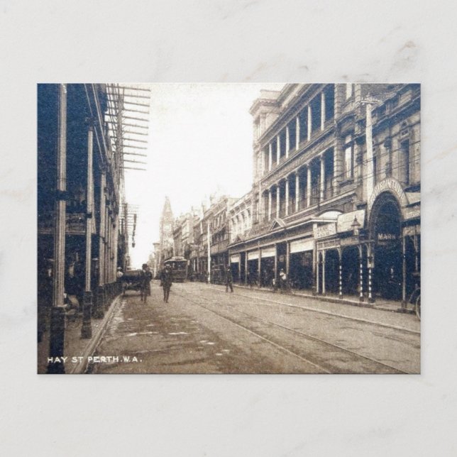 Old Postcard - Perth, Western Australien Postkarte (Vorderseite)