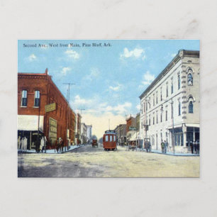 Old Postcard - Pine Bluff, Arkansas, USA. Postkarte