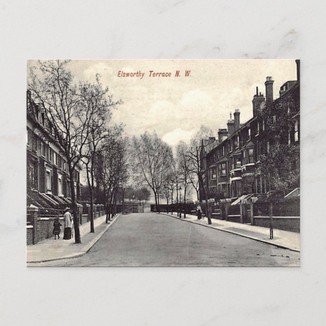 Old Postcard - Primrose Hill, London Postkarte (Vorderseite)