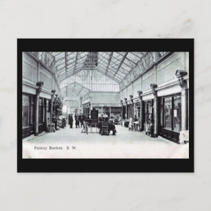 Old Postcard - Putney Market, London Postkarte