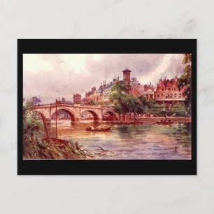 Old Postcard - Richmond Bridge Postkarte